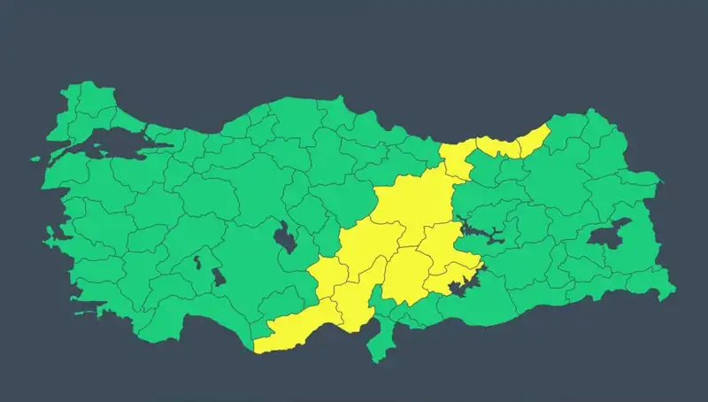 11 İlin Gökyüzü Karanlık: Sağanak ve Fırtına Uyarısı Geldi