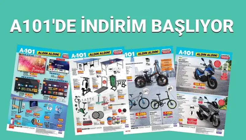 A101 Market 12 Haziran 2025 Aktüel Kataloğunda Neler Var?