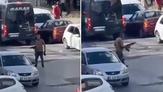 Başakşehir'de Tüyler Ürperten Olay! Pompalı Tüfekle Sokağı Kapattı