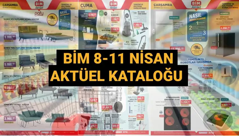 BİM Aktüel Kataloğu ile 8-11 Nisan 2025'te Kaçırılmayacak Fırsatlar!