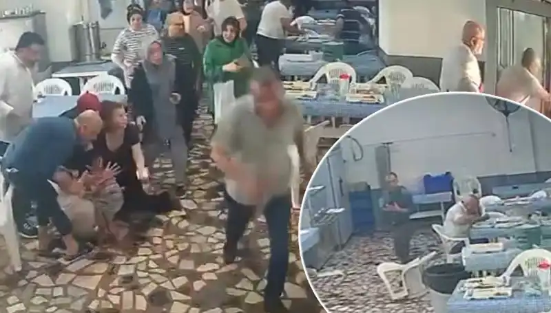 Yemekhanedeki Deprem Anı: İnsanların Farklı Tepkileri Dikkat Çekti