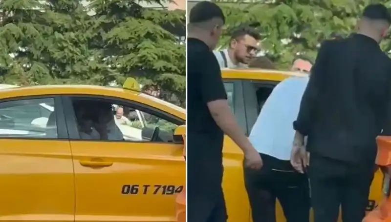 Trafikte Tartıştığı Taksi Şoförüne Yumruk Attı: Olay Sosyal Medyada Gündem Oldu