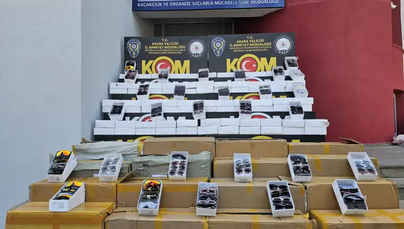 Adana'da Yakalanan 12 Bin Kaçak Güneş Gözlüğü: Akıllara Dur Dedirten Operasyon