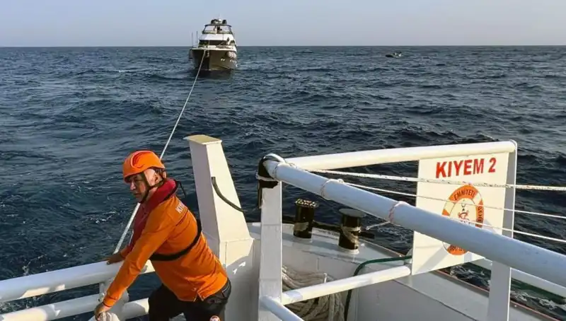 Marmaris Açıklarında Sürüklenen Tekne ve Heyecan Dolu Kurtarma Operasyonu