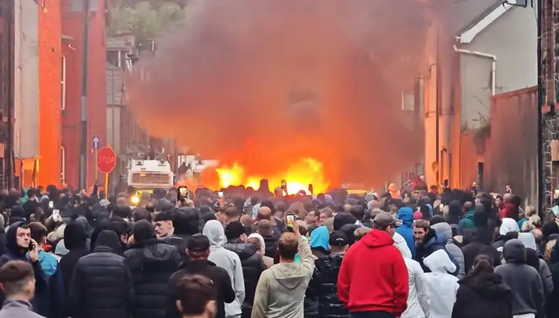 Kuzey İrlanda'da Şok Etkisi Yaratan Cinsel Saldırı Protestoları: Evler Ateşe Verildi
