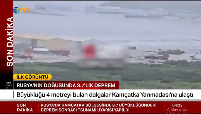 Kamçatka Kıyılarında İlk Tsunami Dalgaları: Doğanın Gücü ve Etkileri