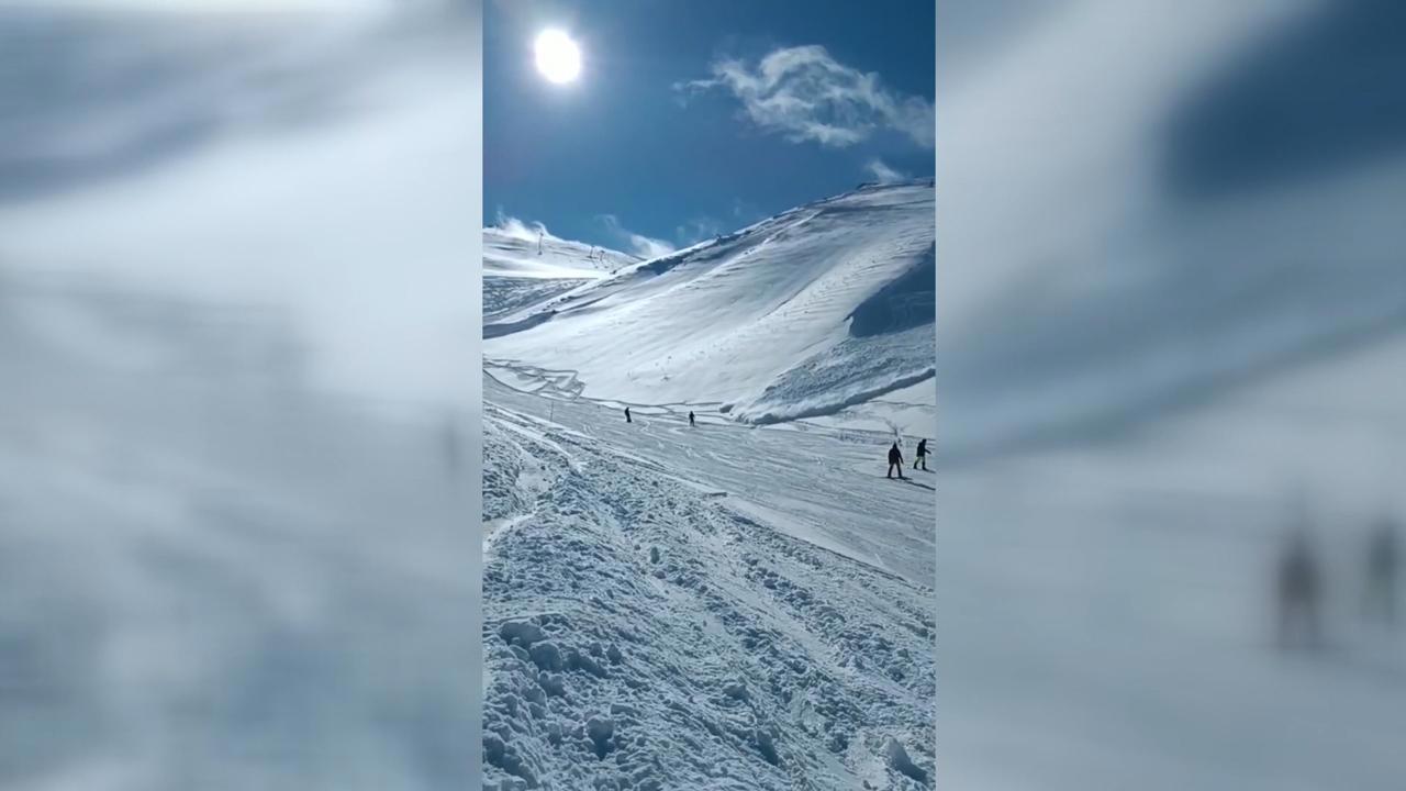 Palandöken'de Çığ Düştü, Kayakçılara Kapalı Alan Tehlike Altında